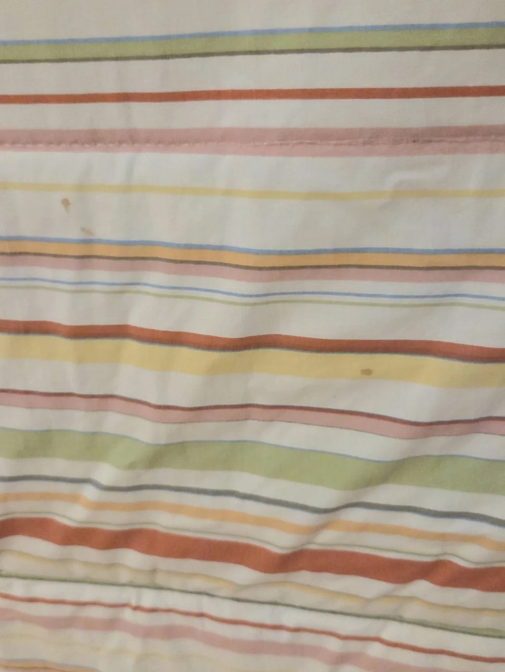 Ralph Lauren Harbor View Striped Comforter 100% Cotton 98x92 VTG Spring Summer